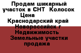 Продам шикарный участок в СНТ “Колосок“ › Цена ­ 1 350 000 - Краснодарский край, Новороссийск г. Недвижимость » Земельные участки продажа   